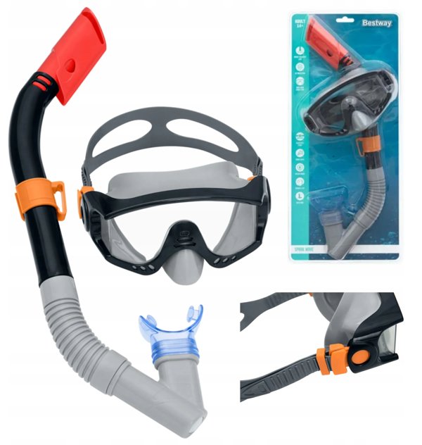 Bestway Zestaw do nurkowania maska rurka fajka 24068C