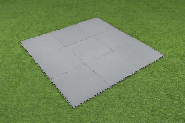 Bestway Flowclear 31" x 31"/78cm x 78cm Pool Floor Protector, Floor protector, Green, Polyethylene, Square, 5.47 m², 1.62 kg