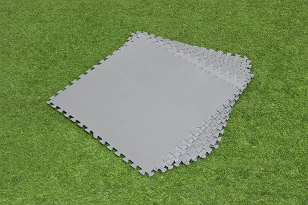 Bestway Flowclear 31" x 31"/78cm x 78cm Pool Floor Protector, Floor protector, Green, Polyethylene, Square, 5.47 m², 1.62 kg