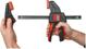 Bessey Σφιγκτήρας One-Hand EZL 450/80 - EZL45-8, Ράγα από Ειδικό Χάλυβα, Μήκος 450mm, Άνοιγμα 80mm