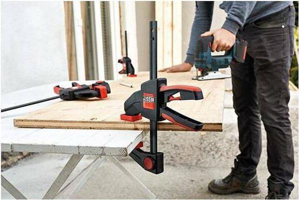Bessey Σφιγκτήρας One-Hand EZL 450/80 - EZL45-8, Ράγα από Ειδικό Χάλυβα, Μήκος 450mm, Άνοιγμα 80mm