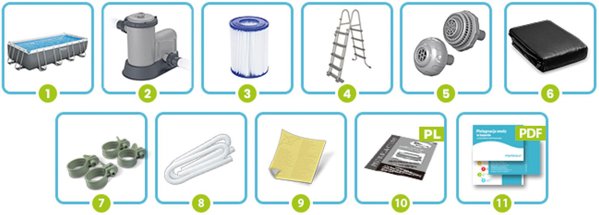 Bestway Πισίνα με Πλαίσιο 18FT 549x274x122 cm SteelPRO