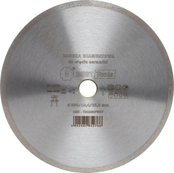 Best-Tools Διαμαντόδισκος 230x25,4/22,2mm συνεχής Standard PUMA BEST - TDC230PRO7