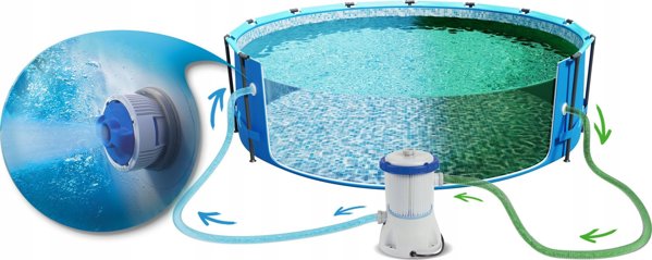 Bestway Swimming pool BESTWAY STEEL PRO MAX with accessories, 4.27m x 84cm, 56595