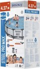 Bestway Swimming pool BESTWAY STEEL PRO MAX with accessories, 4.27m x 84cm, 56595