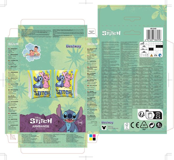 Bestway SWIMMING SLEEVES BESTWAY STITCH 23X15CM