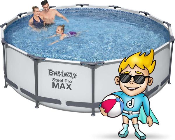 Πισίνα Bestway σκελετού Steel Pro Max 366cm 10w1 (56418)