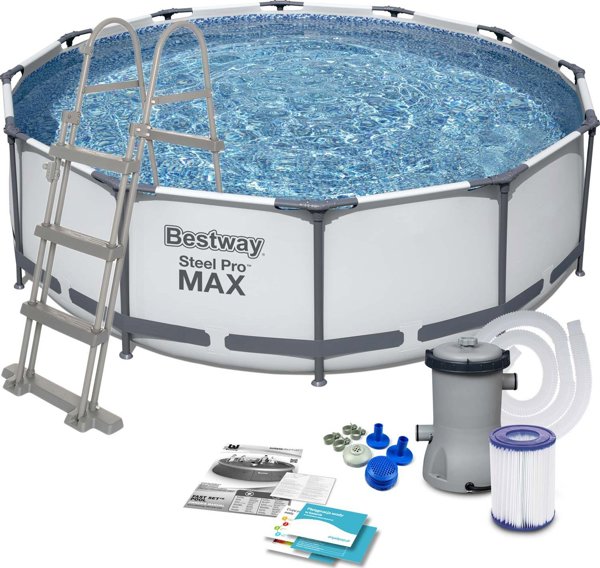 Πισίνα Bestway σκελετού Steel Pro Max 366cm 10w1 (56418)