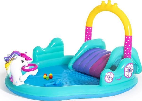 Bestway Φουσκωτή Παιδική Χαρά Μονόκερος 274x198 cm