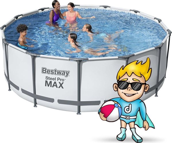 Πισίνα κήπου Bestway με σκελετό 396 x 122 cm 5618W
