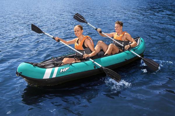 Bestway Hydro-Force Ventura X2 Καγιάκ 2 Ατόμων, 330x94x48 cm, Ανθεκτικό PVC με Κουπιά, 65052