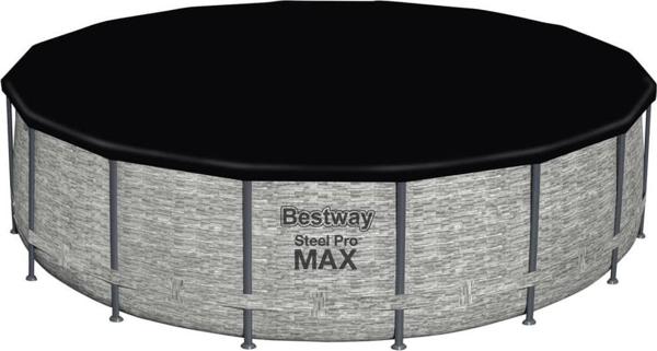 Bestway Πισίνα Power Steel, στρογγυλή, 488x122 cm