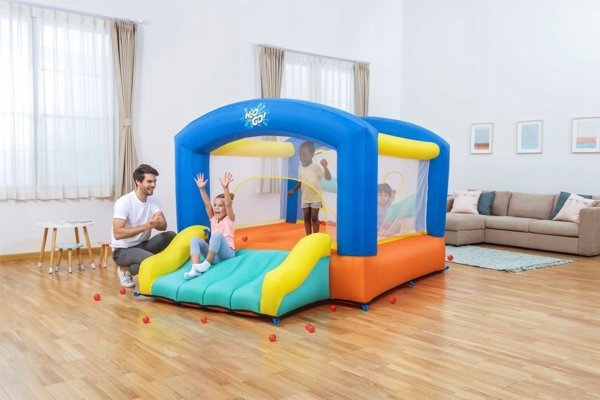 Bestway Bestway Hoppeborg med pumpe 289x213x173 cm