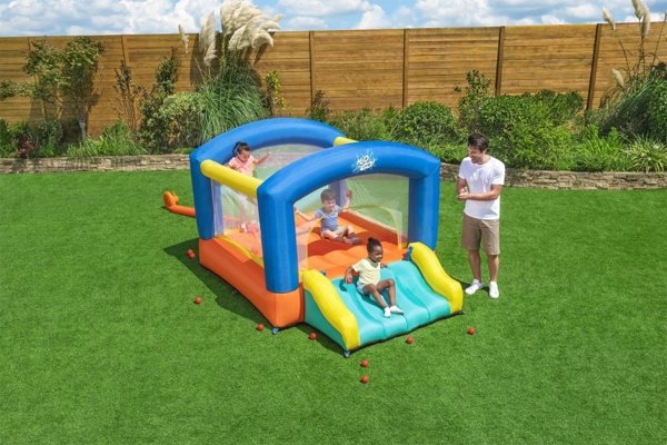 Bestway Bestway Hoppeborg med pumpe 289x213x173 cm
