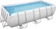 Πισίνα κήπου Bestway Frame, 404 x 201 x 100 cm, 6478 l, Power Steel + αντλία φίλτρου + σκάλα