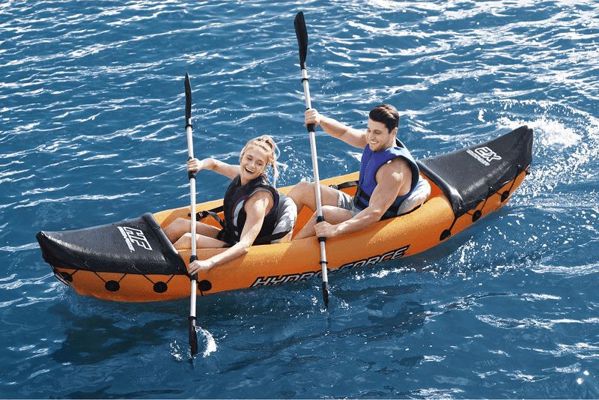 Bestway Φουσκωτό Καγιάκ Lite-Rapid X2, 321 x 88 cm, με Κουπιά Αλουμινίου & Αποσπώμενα Καθίσματα (65077)