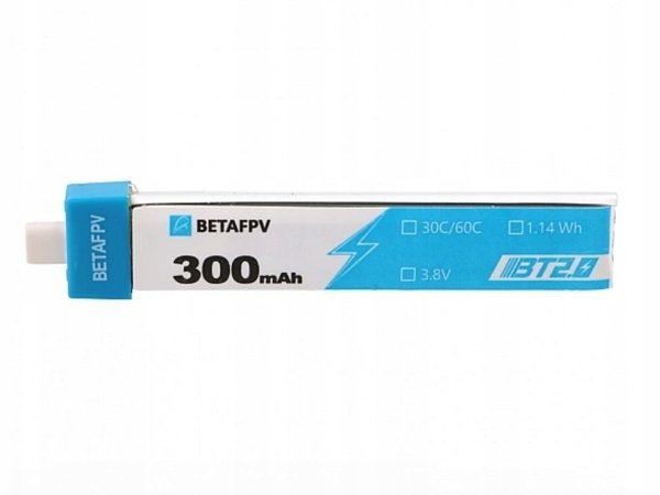 BetaFPV BT2.0 300mAh 8-pack | Σετ μπαταριών για drones 1S | 3.8V, 300mAh