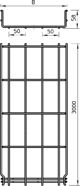 Bettermann Korytko siatkowe 200 x 55mm GR-Magic GRM 55 200VA4301 3m (6001076)
