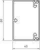 Bettermann Kanal instalacyjny WDK40060RW 60x40mm bialy