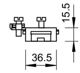 Bettermann Obejma uziemiajaca 3/8" do 1 i 1/2"