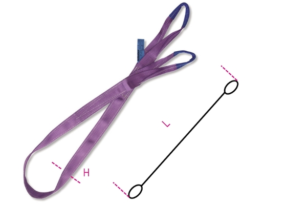 Beta Tools Zawiesia pasowe fioletowe 1000kg 2m (081500020)