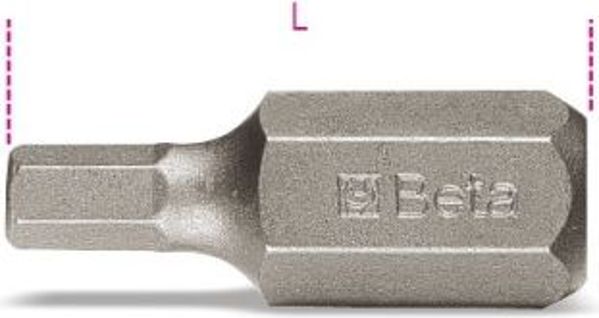 Beta Tools Μύτη κατσαβιδιού εξαγωνικού άξονα 4 x 30mm (BE867PE-4)