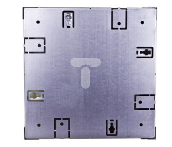 Bettermann Kompletna kaseta z puszkami 12xM45, PA stalowo-szary RAL 7011 UD GES9-2