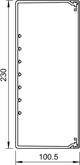 Bettermann Kanal instalacyjny WDK100230RW 230x100mm bialy
