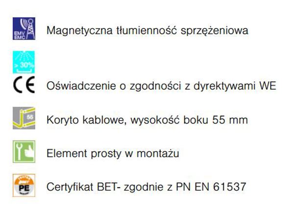 Bettermann Korytko siatkowe GR-Magic 55x50mm G 6001441