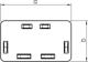Bettermann Koncowka kanalu WDK HE60230RW 230x60 biala