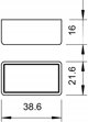 Bettermann Nasadka ochronna do szyn CM3518 SK 1124502