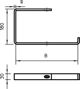 Bettermann Uchwyt stropowy do koryt 100mm AHB 100 FT (6363903)