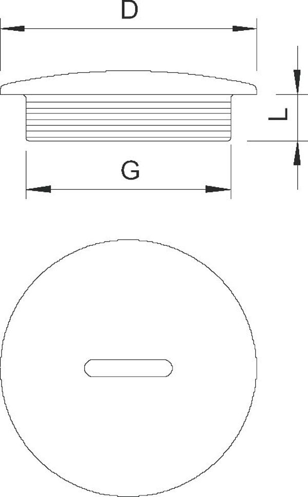 Bettermann Τάπα πολυστυρενίου M16 108 M16 PS (2033007)