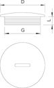 Bettermann Τάπα πολυστυρενίου M16 108 M16 PS (2033007)