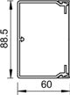 Bettermann Κανάλι εγκατάστασης 90 x 60 WDK60090GR γκρι 2m (6022006)