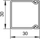 Bettermann Kanal instalacyjny 30x30 WDK30030GR szary