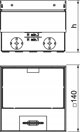 Bettermann puszka podlogowa kompletna 2x gniazda M45 VDE NF 16A UDHOME2 GV15N