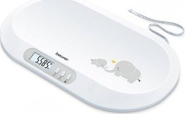 Beurer BY 90 Ψηφιακή Ζυγαριά Μωρού με Bluetooth και Λειτουργία Hold
