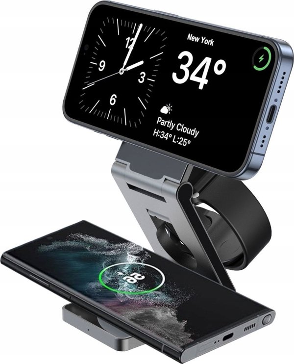 Vega Ασύρματος Φορτιστής 3 σε 1 Proove Titan Volt, MagSafe Qi για Smartphone, Smartwatch & Ακουστικά