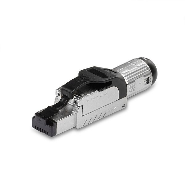 Beznarzedziowa wtyczka RJ-45 Cat.6/6A do terminacji w terenie
