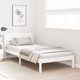 Bialy stelaz lozka z sosny Bialy Lite drewno sosnowe 90 x 190 cm