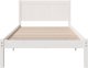 Bialy stelaz lozka z sosny Bialy Lite drewno sosnowe 90 x 190 cm