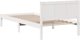 Bialy stelaz lozka z sosny Bialy Lite drewno sosnowe 90 x 190 cm