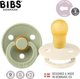 BIBS COLOUR 2-PACK IVORY & SAGE L Πιπίλα Καταπραϋντική από Καουτσούκ Hevea