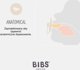 BIBS COLOUR ANATOMICAL CORAL S Ορθοδοντική πιπίλα από καουτσούκ Hevea