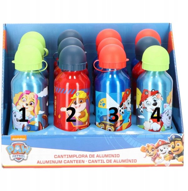 Bidon aluminiowy 500ml Psi Patrol