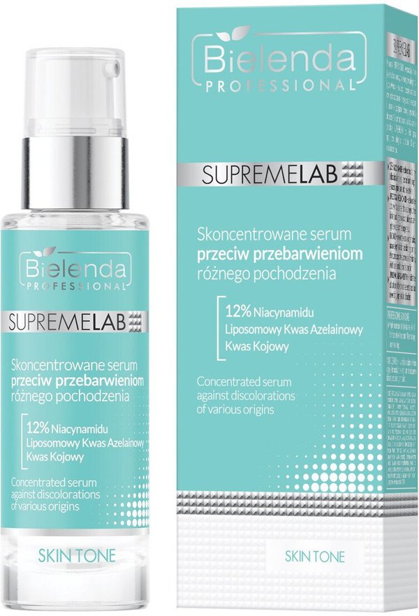 BIELENDA PROFESSIONAL_Supremelab Skin Tone σκόνκεντροβανε σερούμ πρζέγκ Πρζέμπαρνιεμ ρώζνυπο ποχόνα 30μλ