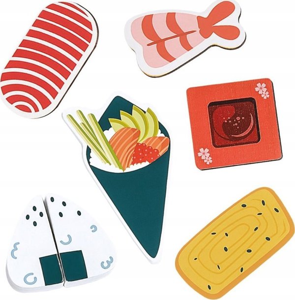 Bino Drewniane Sushi - puzzle 3D
