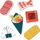 Bino Drewniane Sushi - puzzle 3D