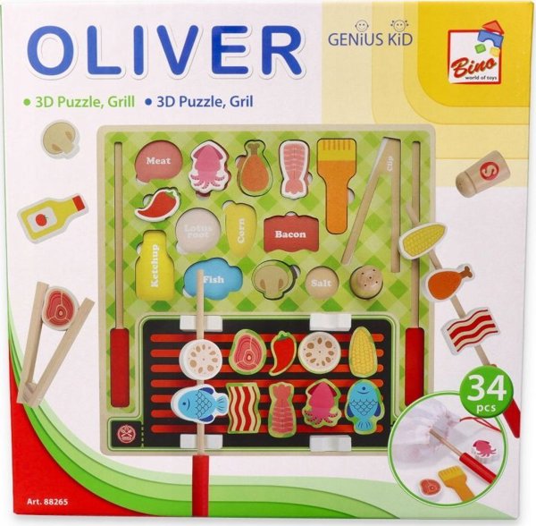 Bino Ξύλινο Παζλ Grill 3D